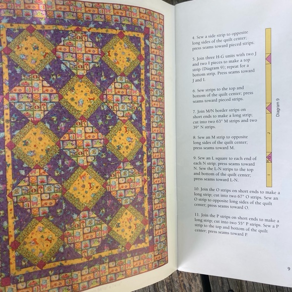 ‘7 DAY QUILTS’ VINTAGE LEISURE ARTS QUILTING PATTERNS LEAFLET BOOKLET SOFT COVER - Picture 4 of 6